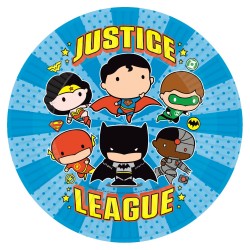Justice League Plates (pack of 8)