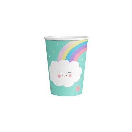 Rainbow & Cloud Cups (pack of 8)