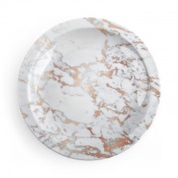 Rose Gold Marble 9" Lunch Plate (pk/8)
