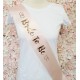 Dusty Pink Bride to be Sash (Gold Print)