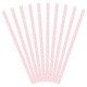 Pastel Pink Paper Straws (25pcs)