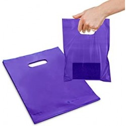 Purple Party Bags (pack of 10)