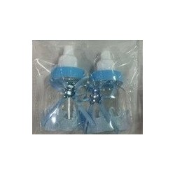 Baby Bottle Blue 10cm (pk/2)