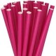 Cerise Pink Paper Straws (25pcs)