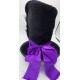 Mad Hatter hat with purple ribbon