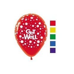 12" Get well soon latex balloon