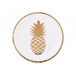 Pineapple themed Lunch Plates (pk/10)