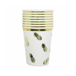 Pineapple themed Cups(pk/10)