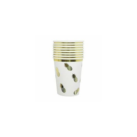 Pineapple themed Cups(pk/10)