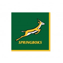 Springbok Rugby Serviettes (pk/16)