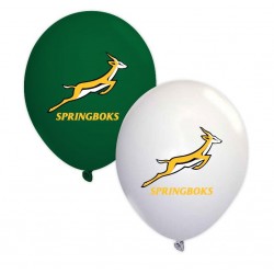 Springbok Rugby latex balloons