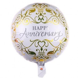 18" Happy Anniversary Foil Balloon