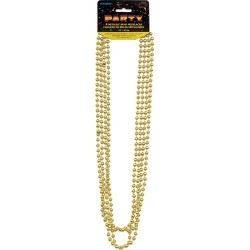 Gold 33 inch beads (3 Strands) - South Africa