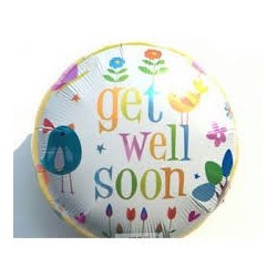 18" Get Well Soon Foil balloon