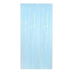 Pastel Blue Curtain Backdrop (1m x 2.2m)