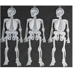 Glow in the dark skeleton decoration | Halloween party supplies 