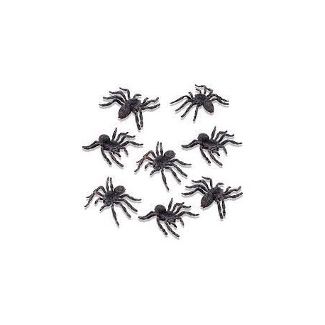 Halloween Spiders 6 cm (pk/8)