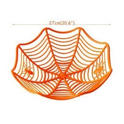 Spiderweb candy bowl - Orange