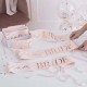 Blush Hen - Pink and Rose Gold Team Bride Sashes