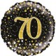 18" Holo Sparkling 40th birthday foil balloon