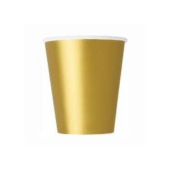 Gold paper Cups (pack of 12)