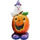 Airloonz Pumpkin and Ghost Foil Balloon (71cm x 139cm)