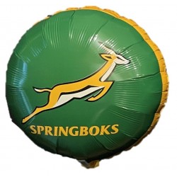 18" Springbok Rugby Foil Balloon
