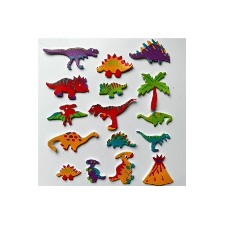 Self Adhesive DIY Foam Dinosaurs (12pcs)