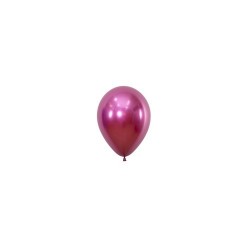 5 inch Chrome Fuchsia Balloon
