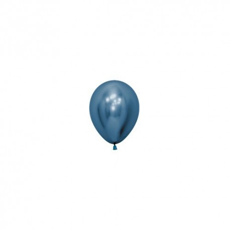 5 inch Chrome Blue Balloon