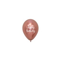 Happy Birthday Radiant Reflex Latex Balloon 
