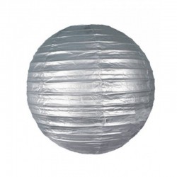 Paper Lantern Silver (25cm) X 1