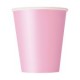 Plain Cups - Pastel Pink (pk/8)