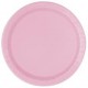 Plain Lunch Plates - Pastel Pink (pk/8)