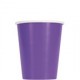 Plain purple paper cups