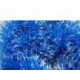 Blue Tinsel with White Tips 2m