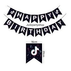 Tiktok Happy Birthday Banner