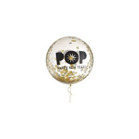 24" New Year Latex Balloon