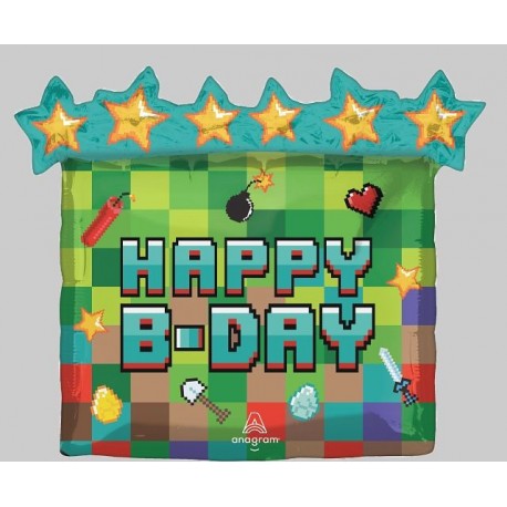 Minecraft Supershape Foil Balloon