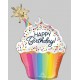 Confetti Sprinkle Birthday Foil Balloon