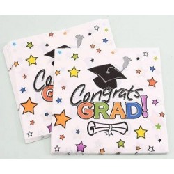 Congrats Grad Serviettes (20pcs)