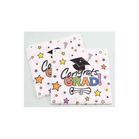 Congrats Grad Serviettes (20pcs)