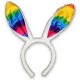 Bunny Ears with Rainbow Headband