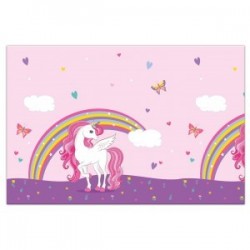 Unicorn Rainbow Colours Tablecloth (120cm x 180cm)