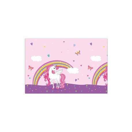 Unicorn Rainbow Colours Tablecloth (120cm x 180cm)