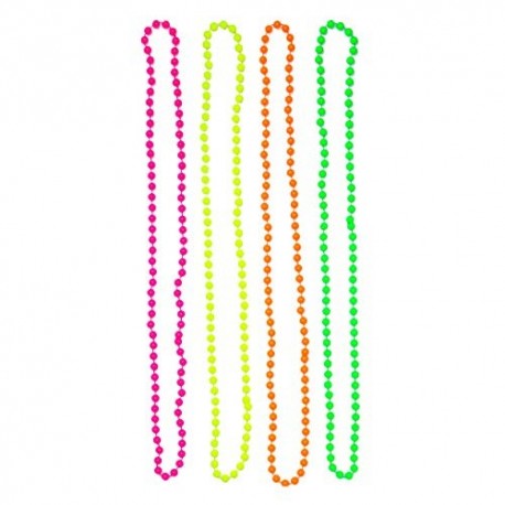 multicolour 33 inch beads (4 Strands)