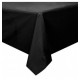 Plain Tablecloth PVC - Black 140cm x 240cm