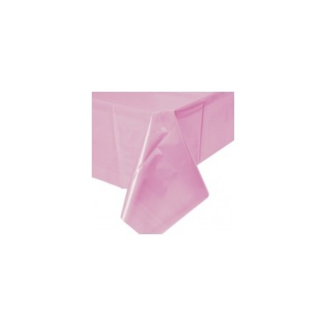 Plain Tablecloth PVC -Light Pink 140cm x 240cm