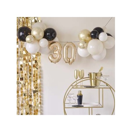 40th Birthday Balloon Bunting | Birthday party supplies 