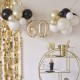 Champagne Noir - 60th Birthday Balloon Bunting